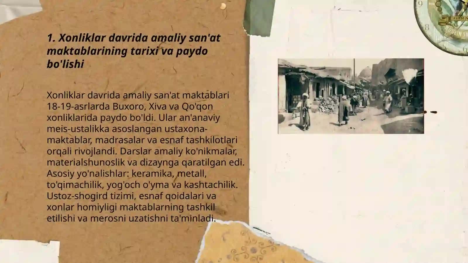 Xonliklar davrida amaliy san'at maktalbari rivoji 3