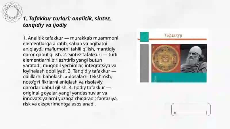 Tafakkur intelekt kreativlik 3