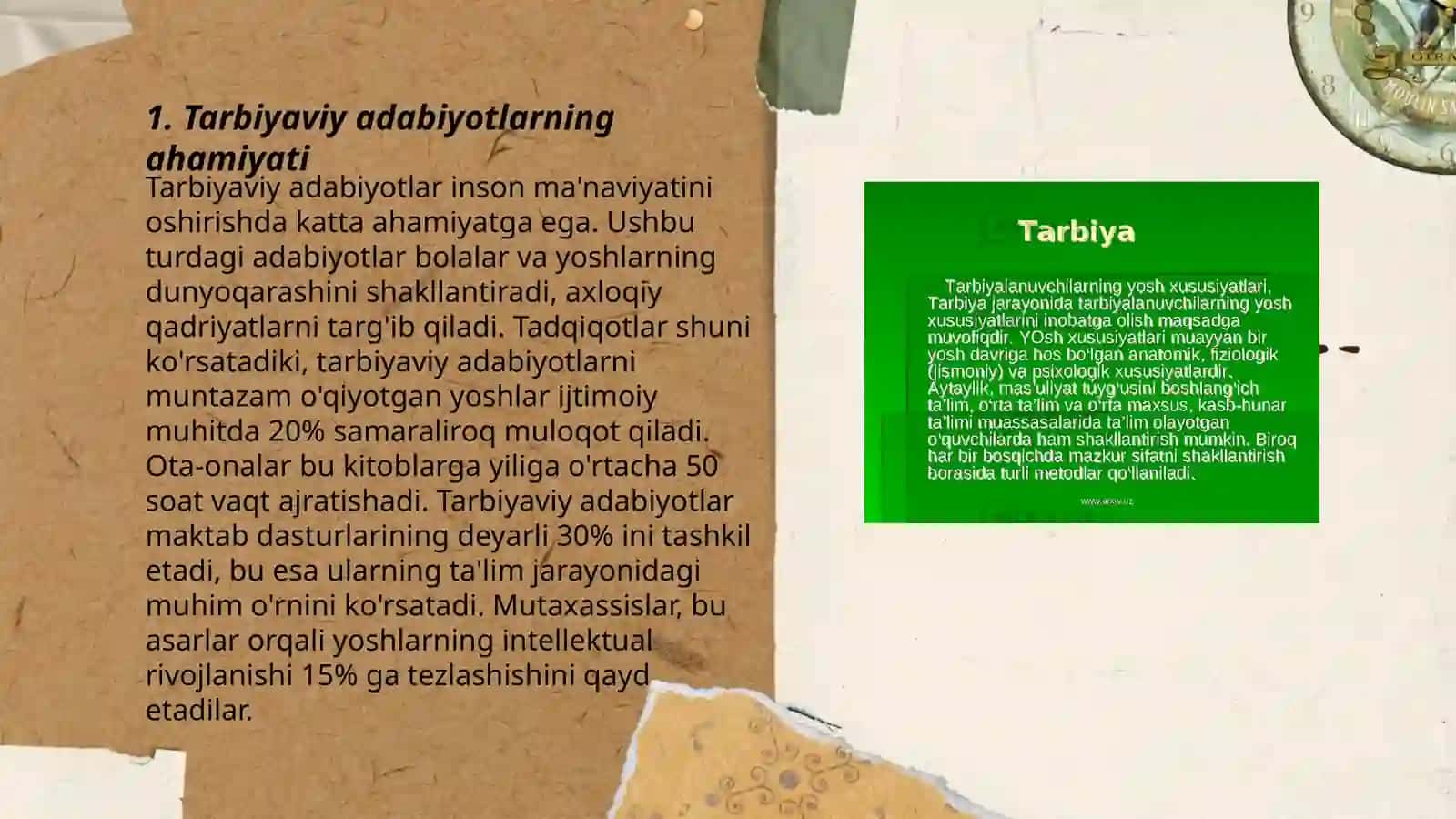 Tarbiyaviy asarlarni oʻrganish 3