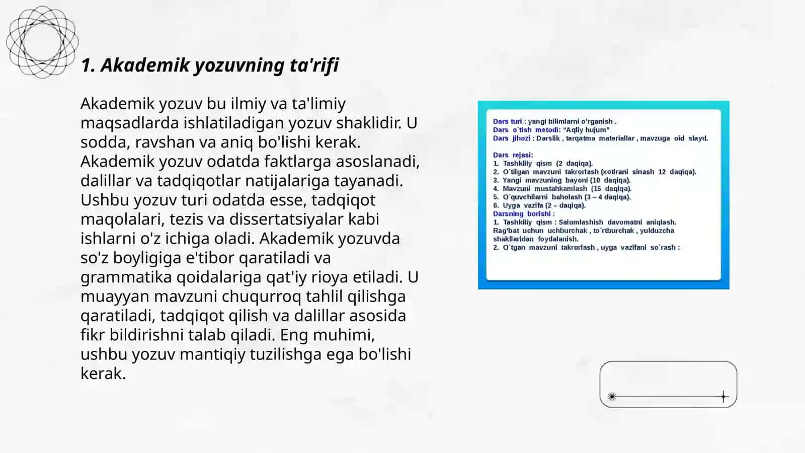 Akademik yozuv tushunchasi 3