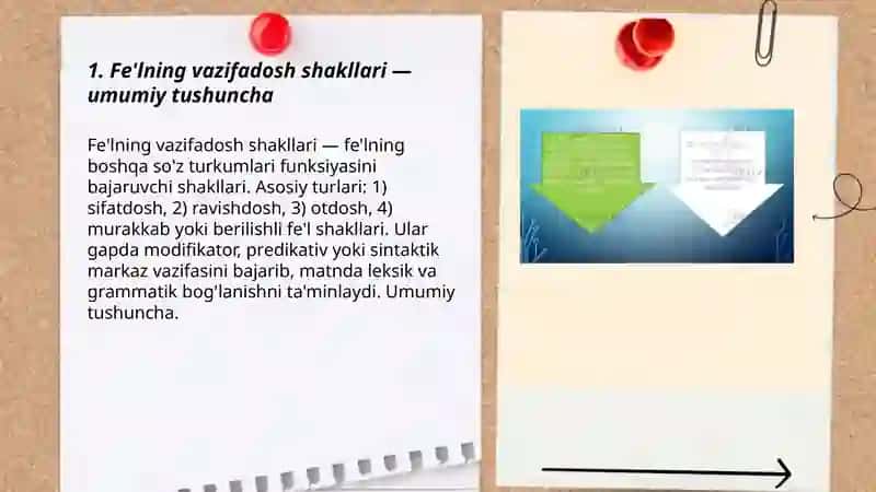 Fe'lning vazifadosh shakllari 3