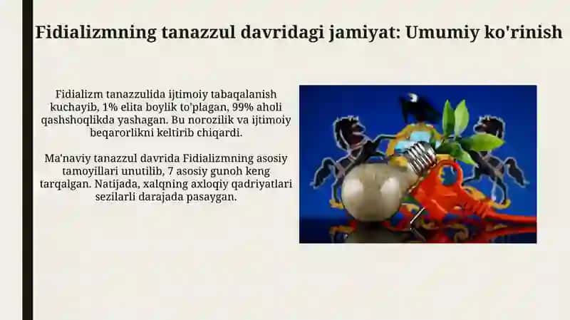 Fidializmning tanazzul davridagi jamiyat 3
