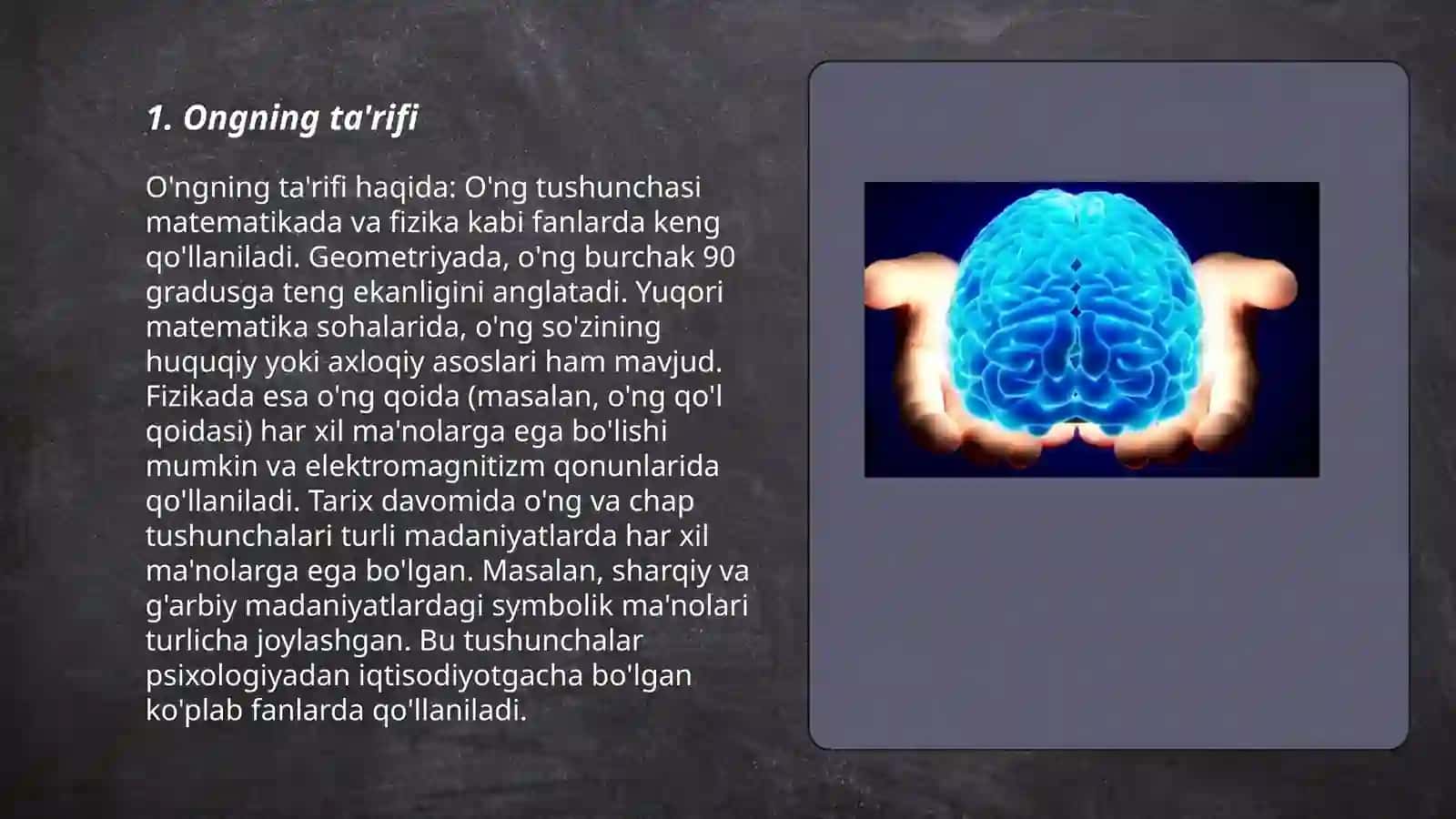 Ong haqida tushuncha va uning xossalari 3