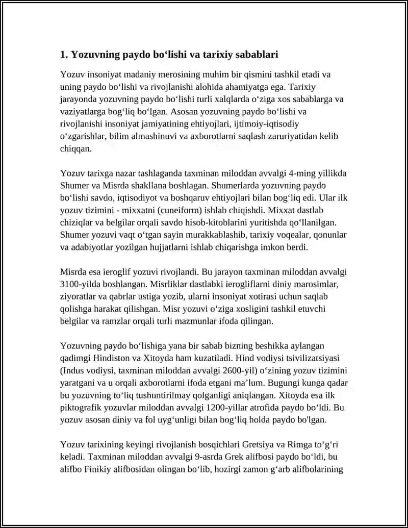 YOZUV VA UNING RIVOJLANISH BOSQICHLARI 3