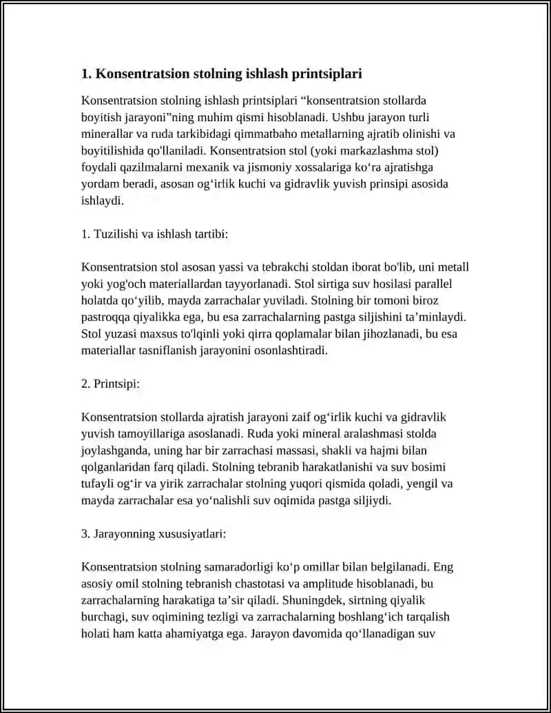 KONSENTRATSION STOLLARDA BOYITISH JARAYONI 3