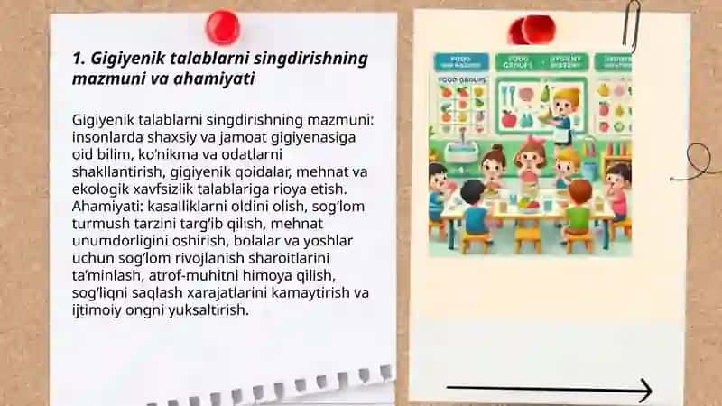 Gigiyenik talablarni singdirish 3