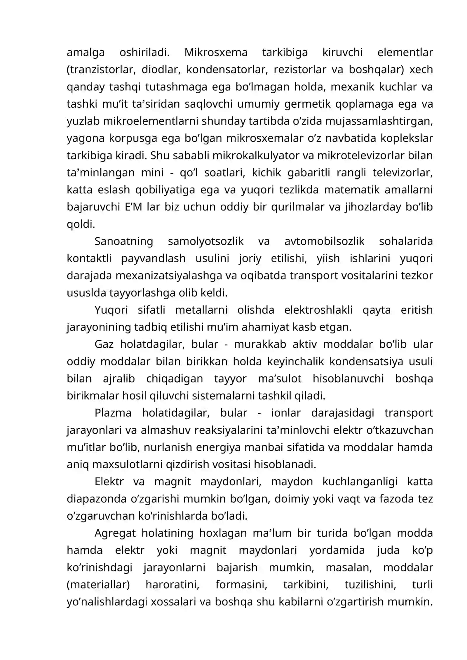 Elektrotexnologiya asoslari 3