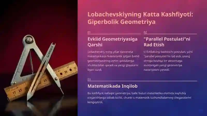 Nikolay Lobachevskiy: Geometriyaning Inqilobchisi 3