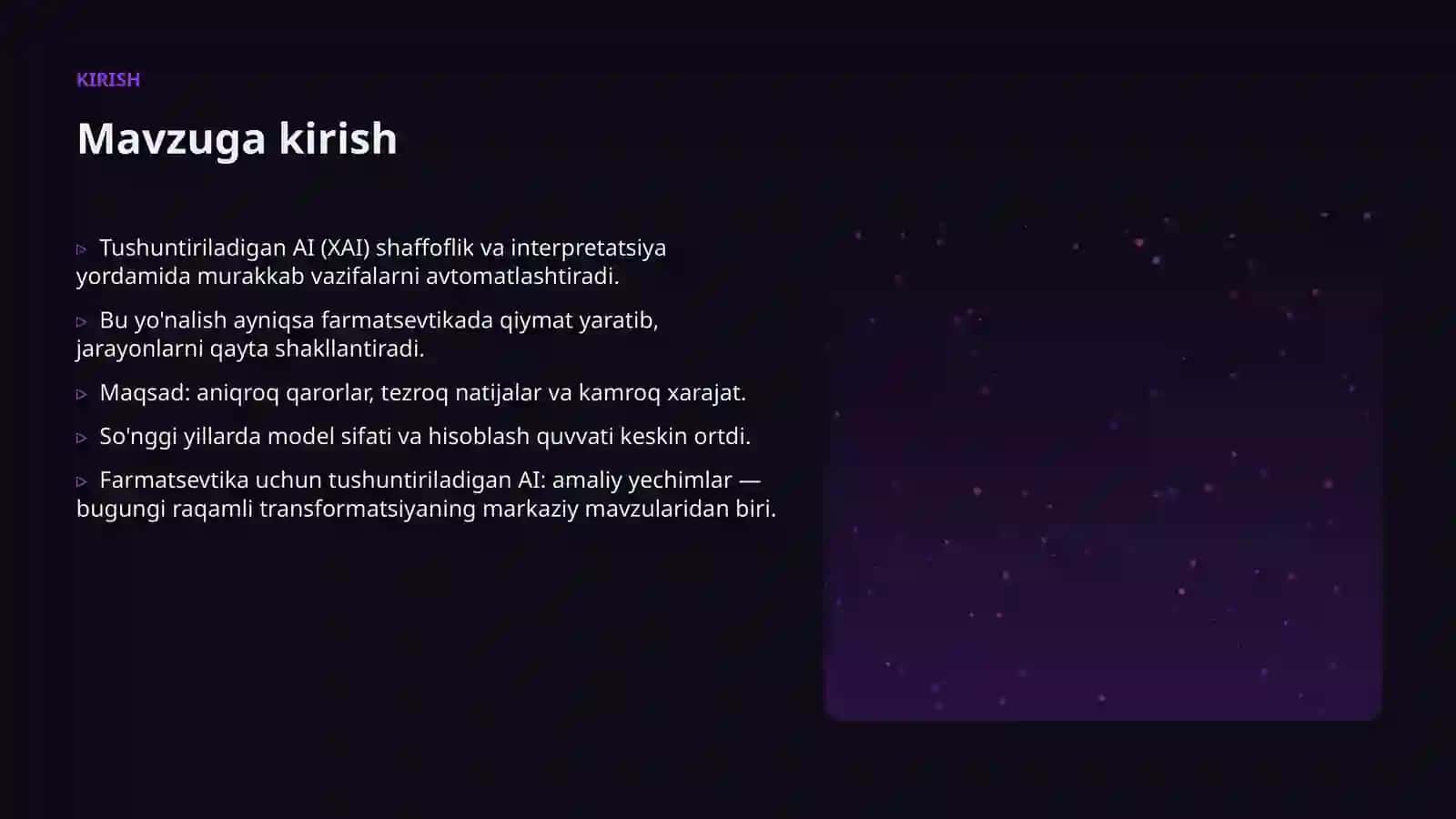 Farmatsevtika uchun AI taqdimoti 3