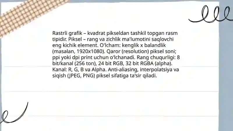 Rastrli grafik muharrir dasturlari bilan ishlash 3