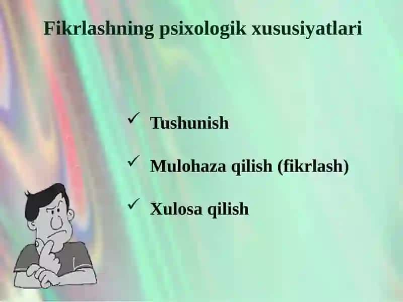 Fikrlash jarayoni 3