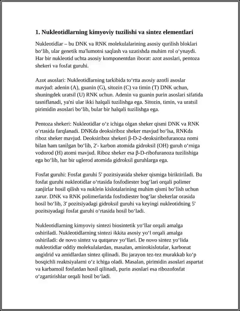 NUKLEOTIDLAR ALMASHINUVI 3