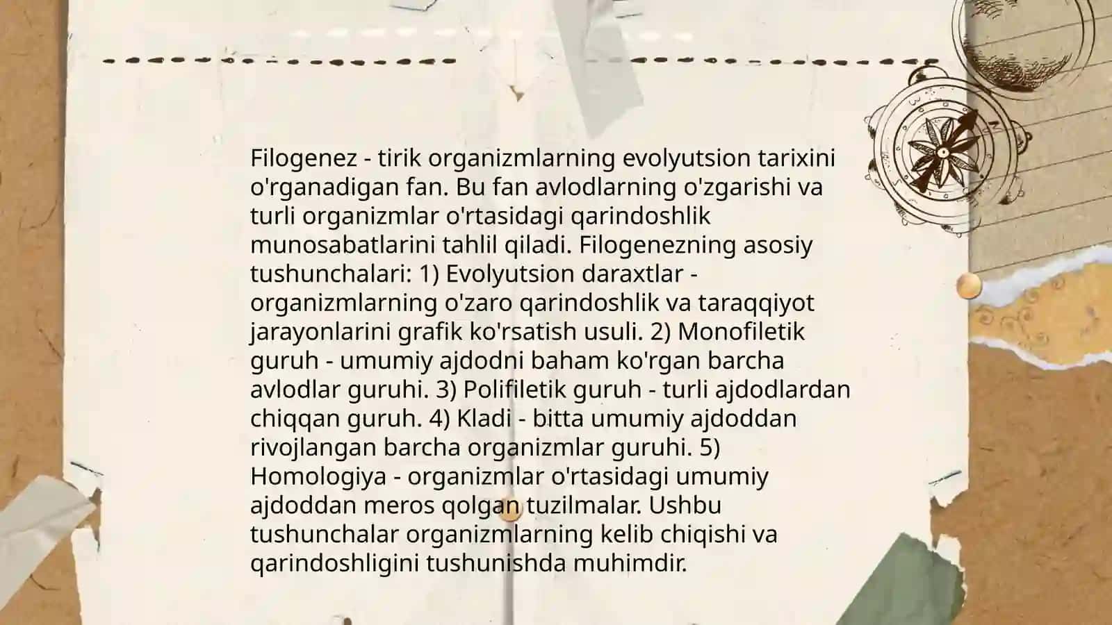 Filogenez va ontogenez haqida tushuncha 3