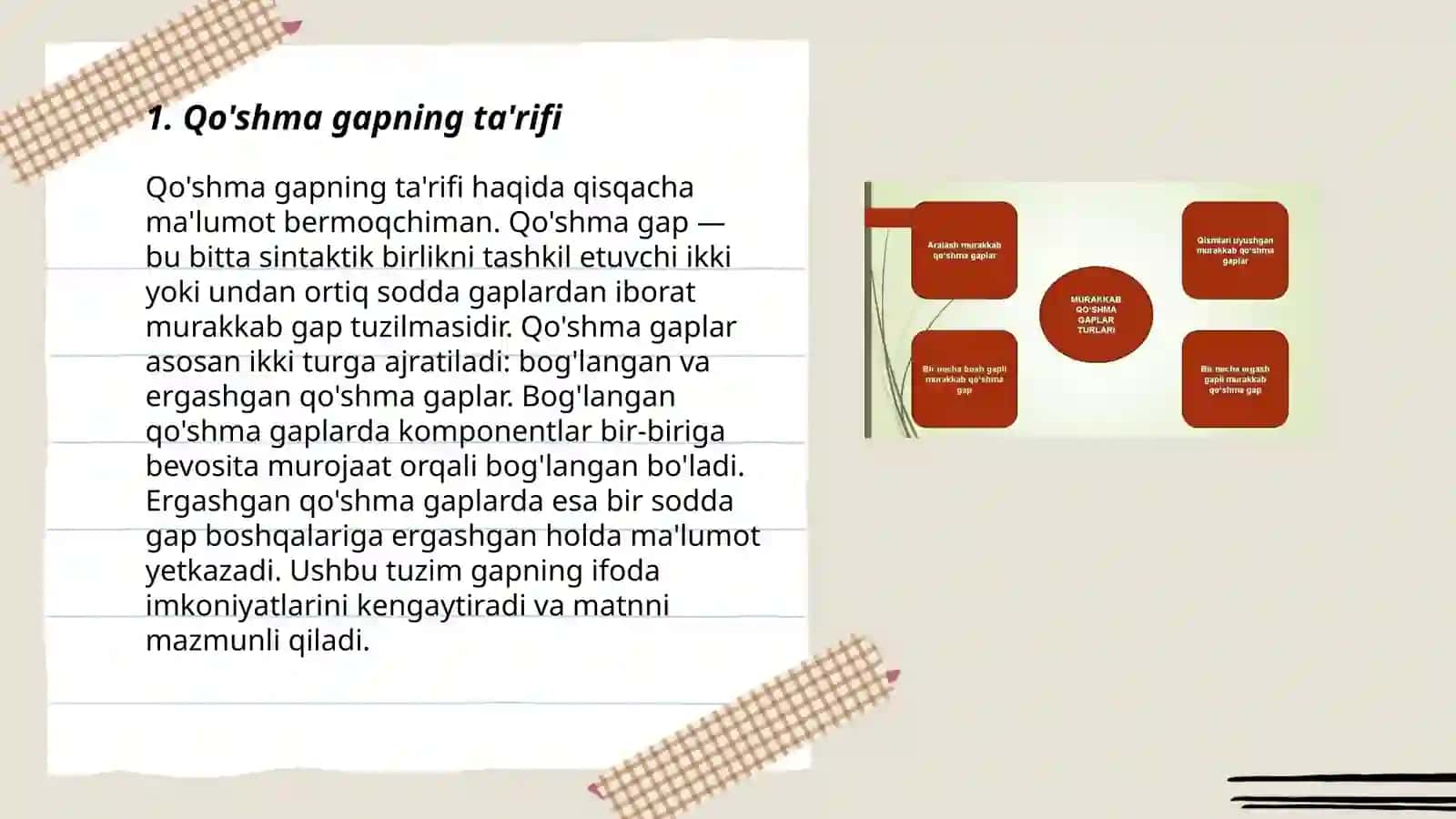 Qo'shma gap va uning turlari 3