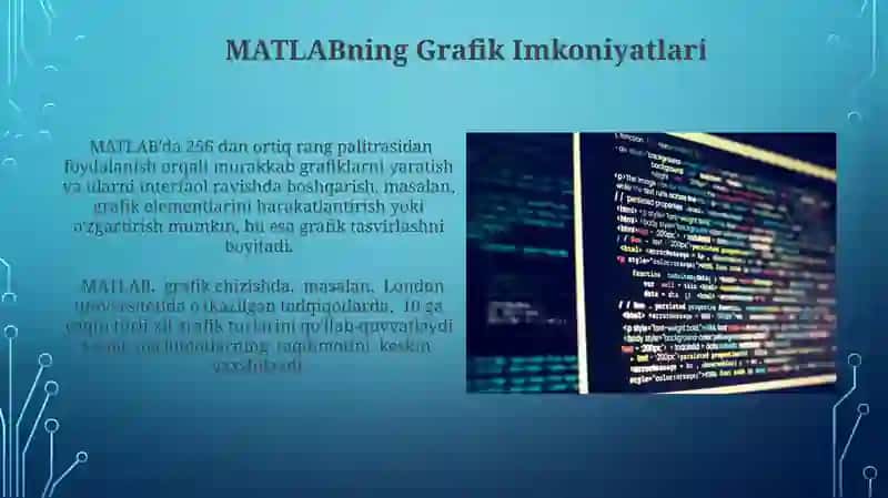 MATLABning Grafik Imkoniyatlari 3