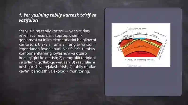 Yer yuzi tabiiy kartasi 3