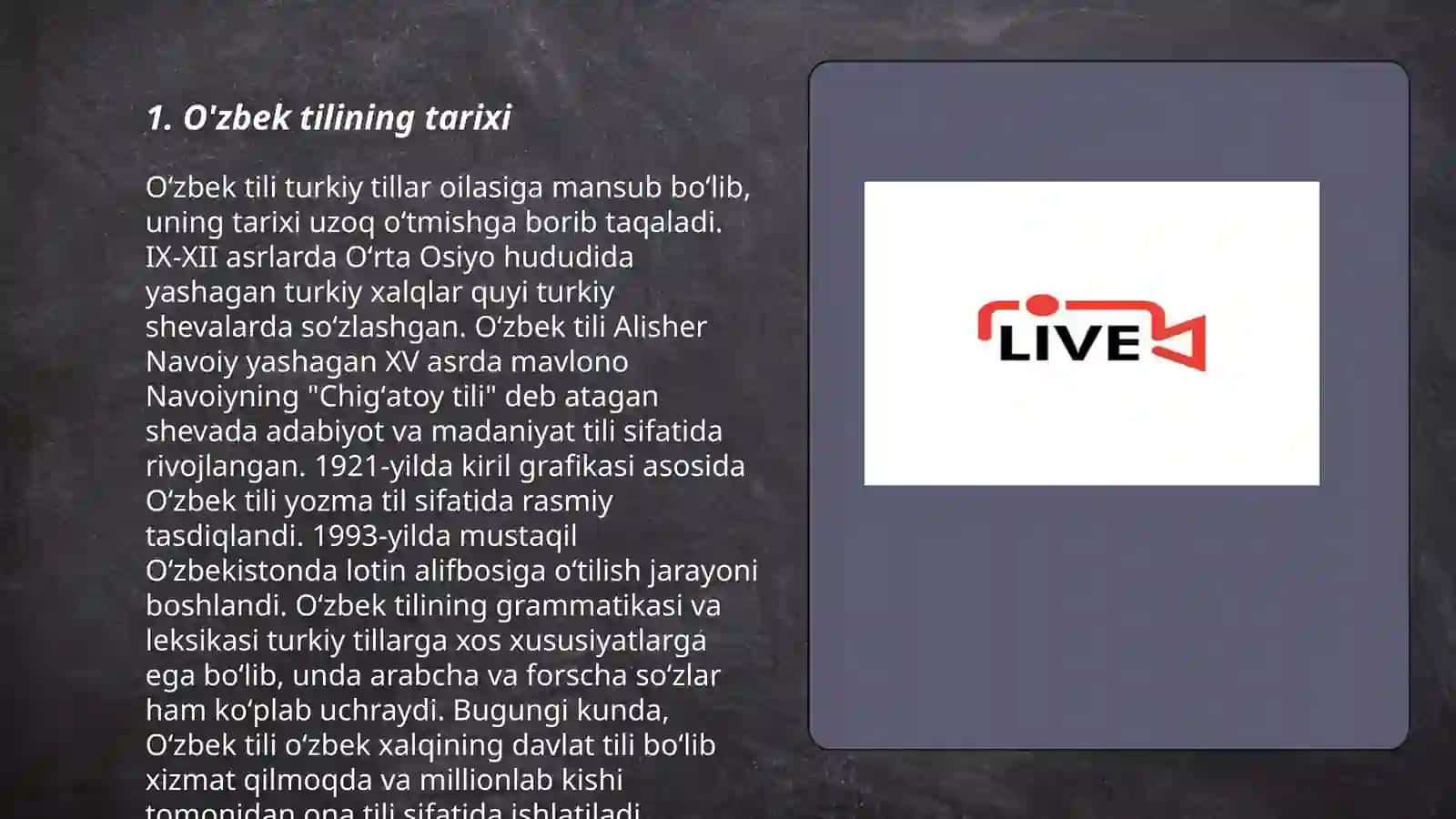 O'zbek tili-Davlat tili 3