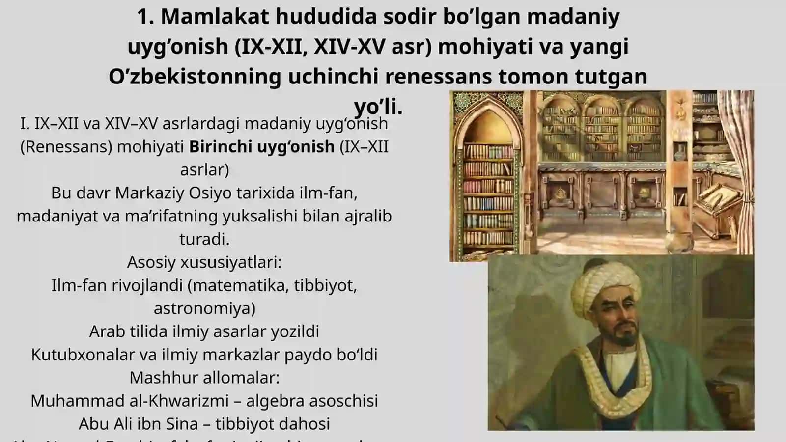 O‘zbekistondagi Ma’naviy va Madaniy Taraqqiyot 3
