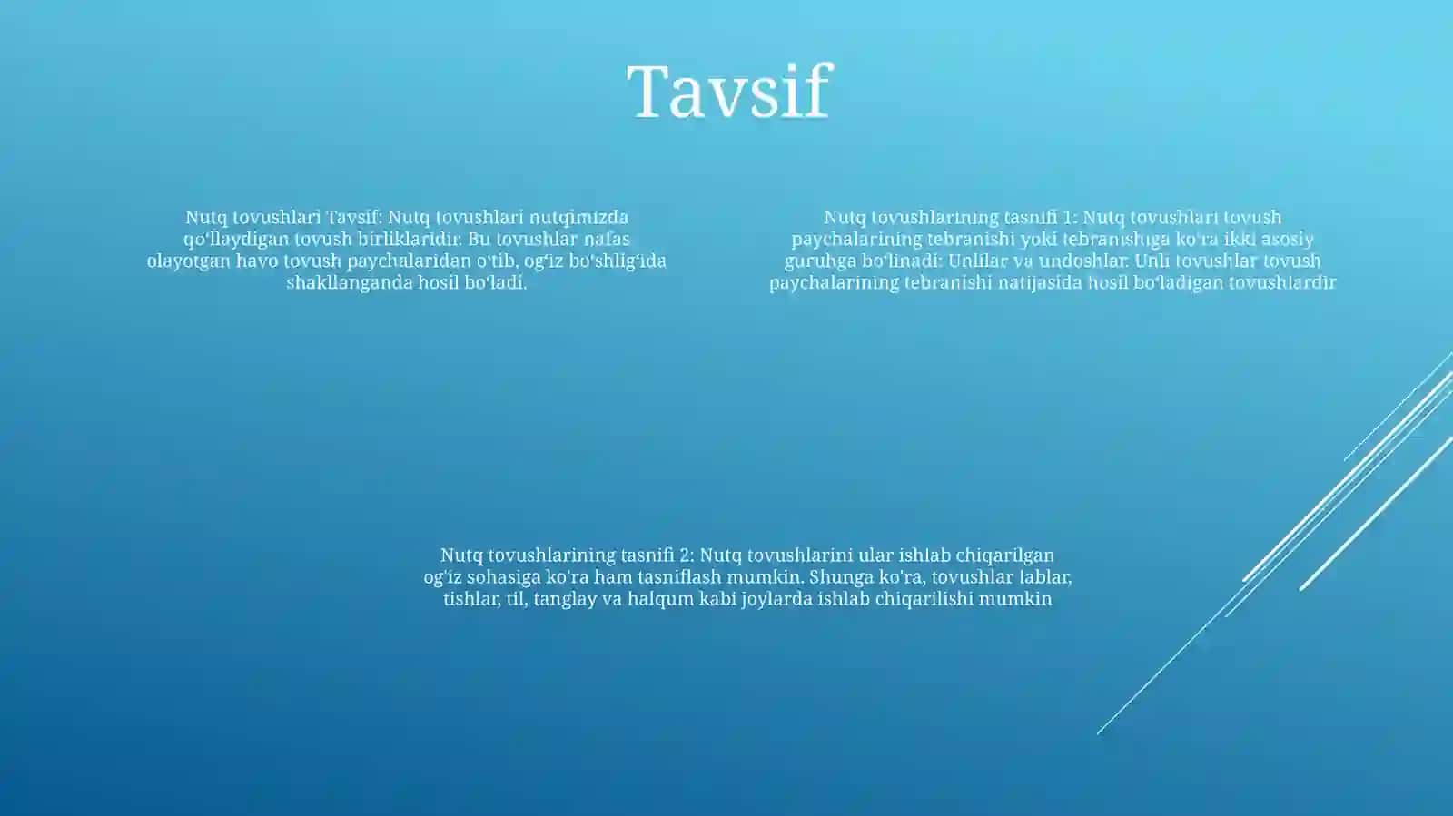 Nutq Tovushlarining Klassifikatsyasi 3