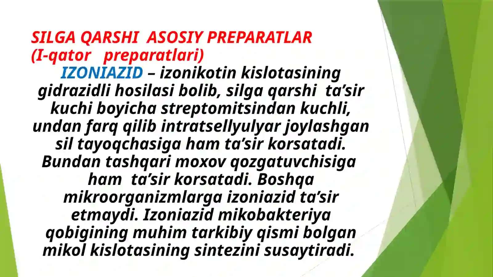 SILGA QARSHI VOSITALAR 3