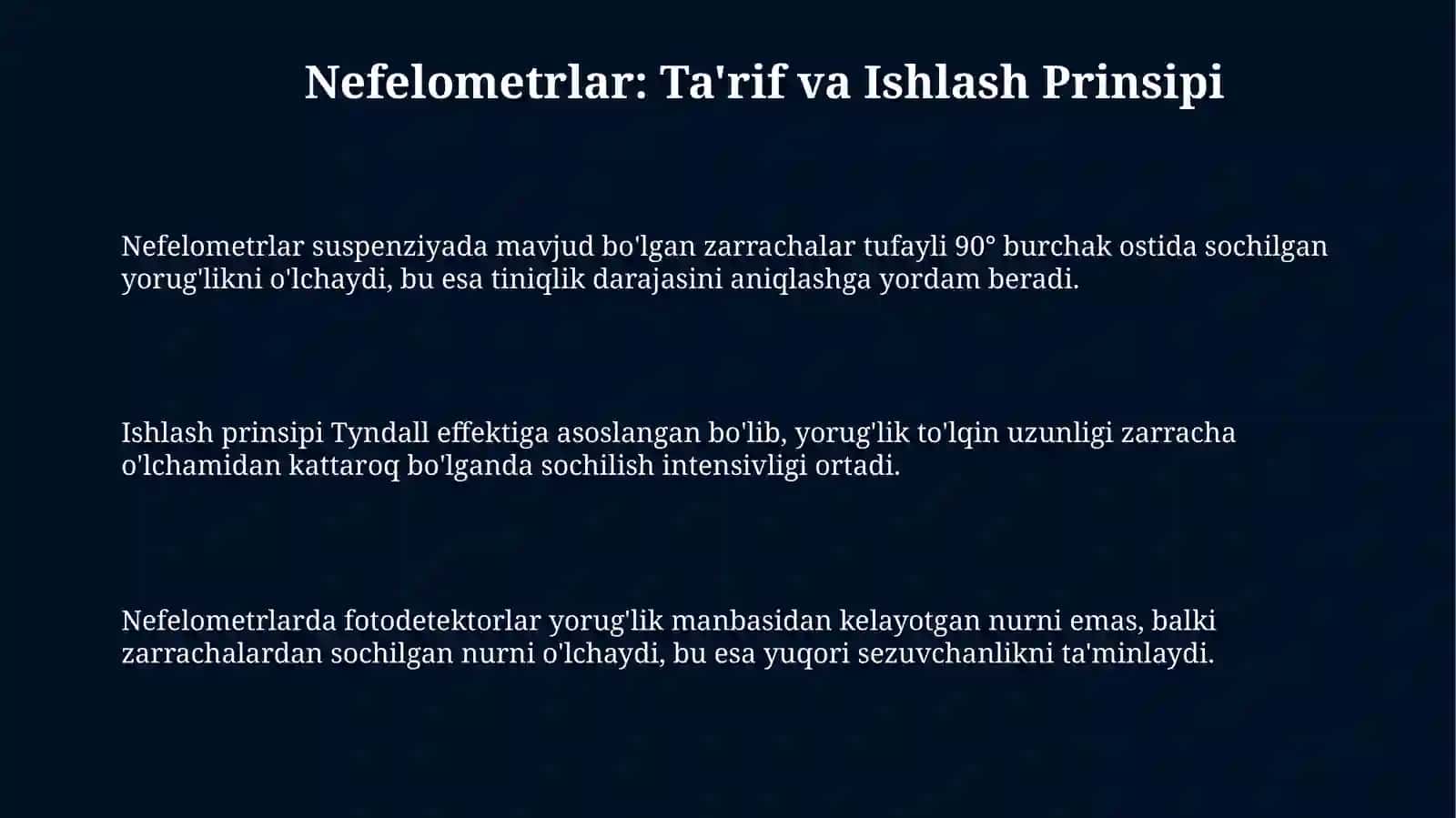 Nefelometrlar 3