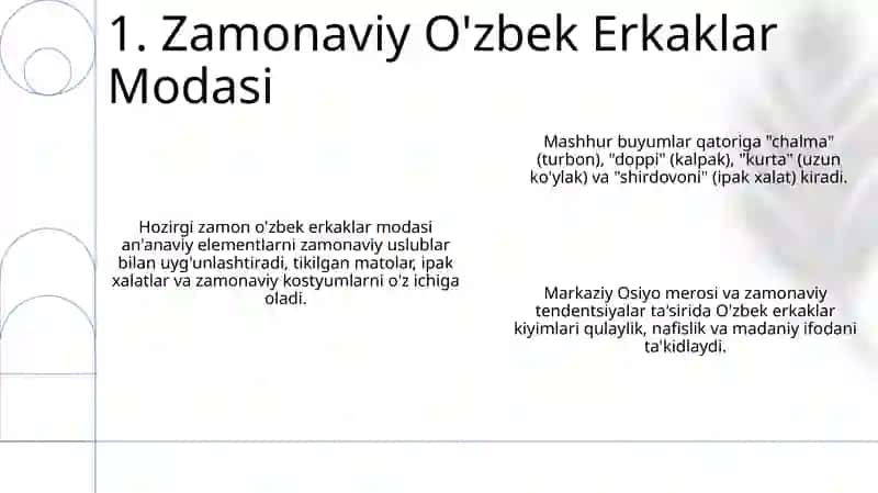 O'zbek erkaklar kiyimlari 3
