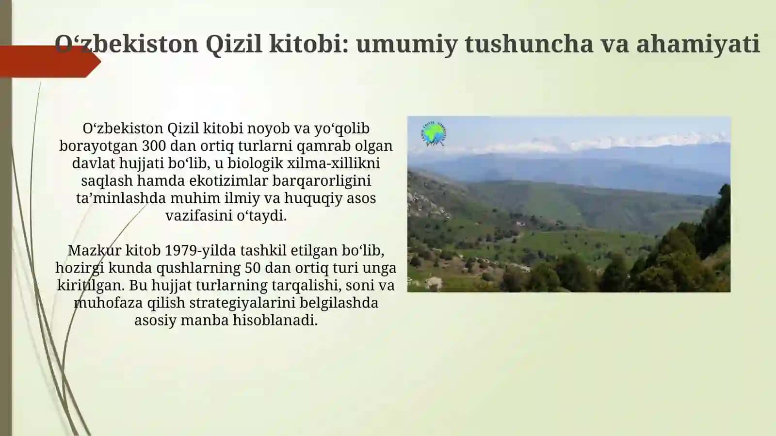O‘zbekiston Qizil kitobi 3