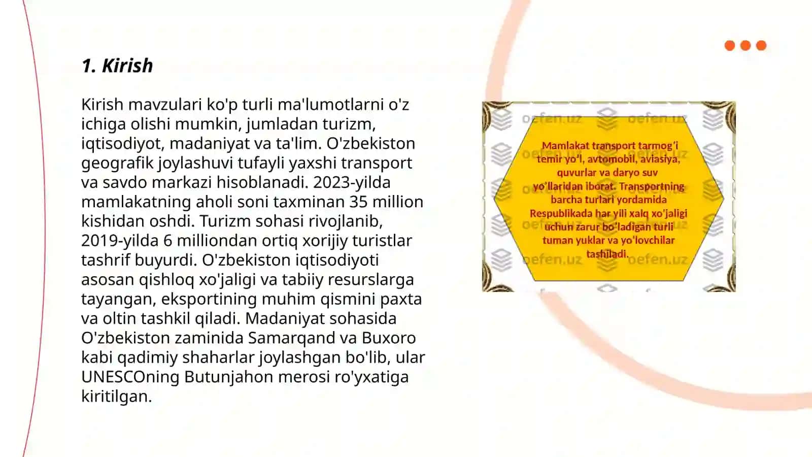 Reja. Reja turlari 3