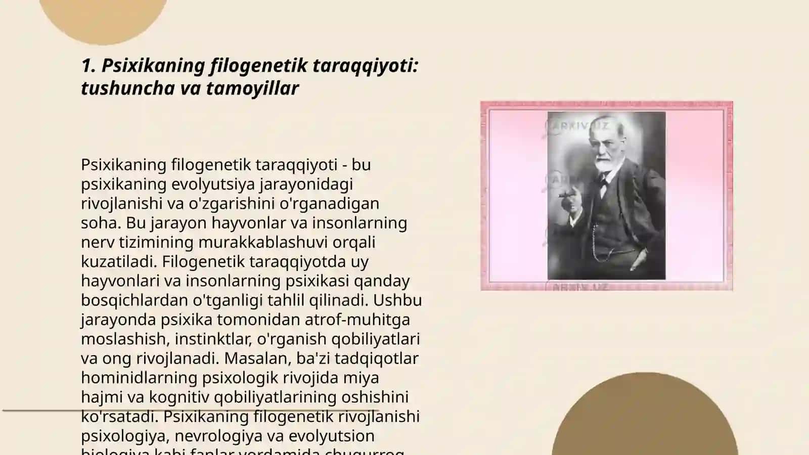 Psixikaning filogenetik taraqqiyoti 3