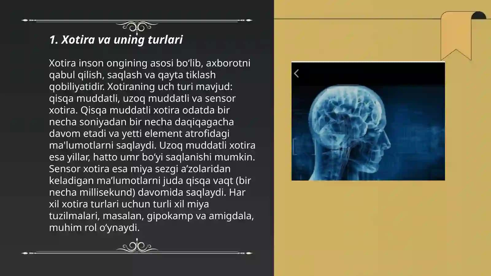 Psixologiyadan “Xotira”mavzusi 3