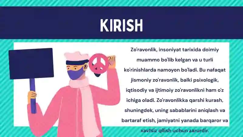 Zo'ravonlikka qarshi kurash 3