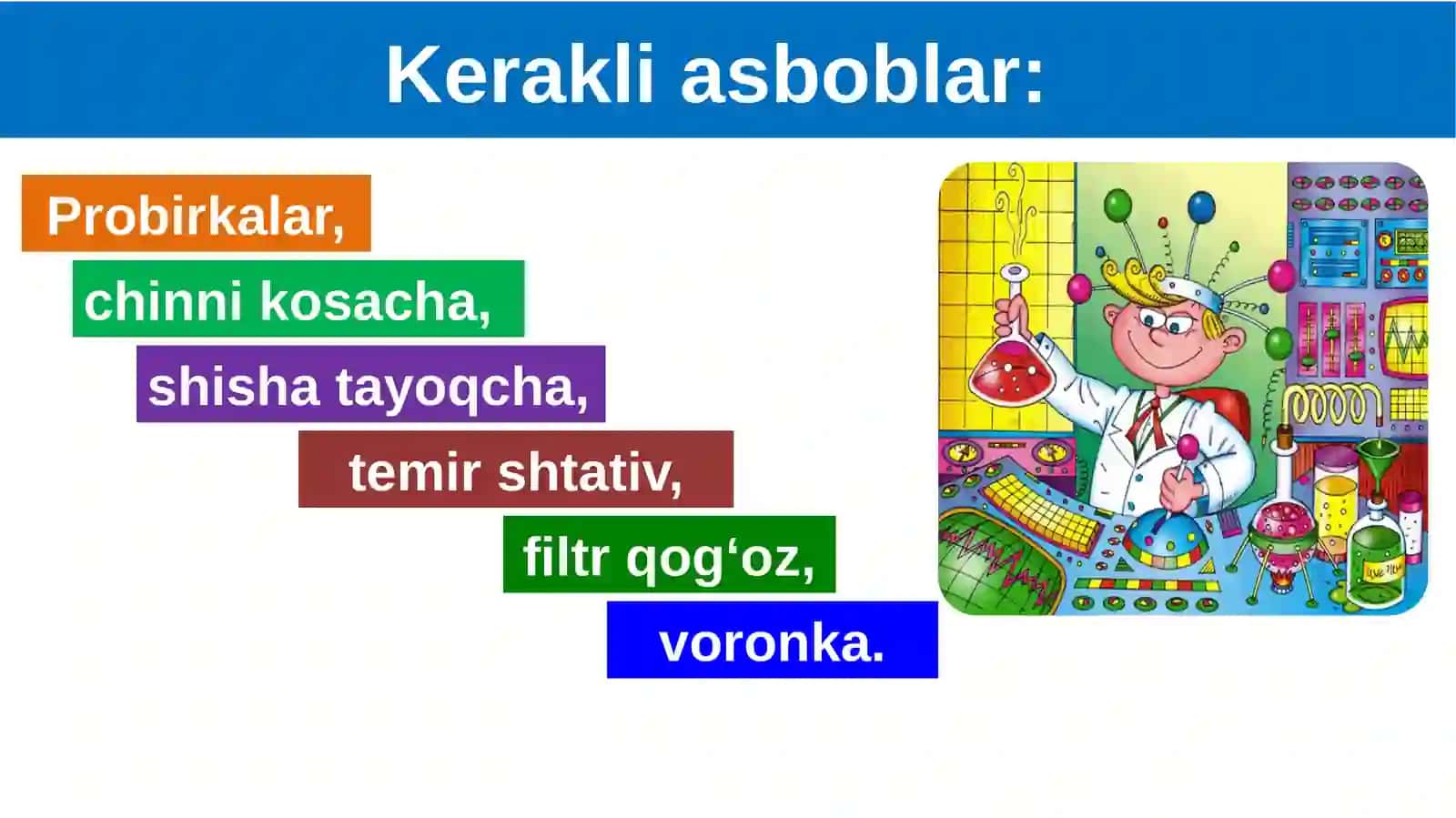 Ifloslangan osh tuzini tozalash 3