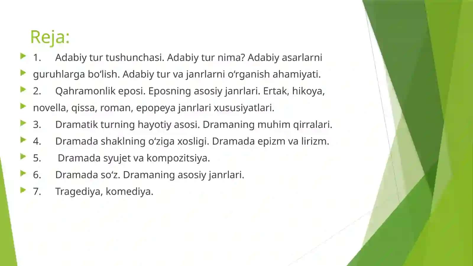 Adabiy turushunchasi va janrlar 3
