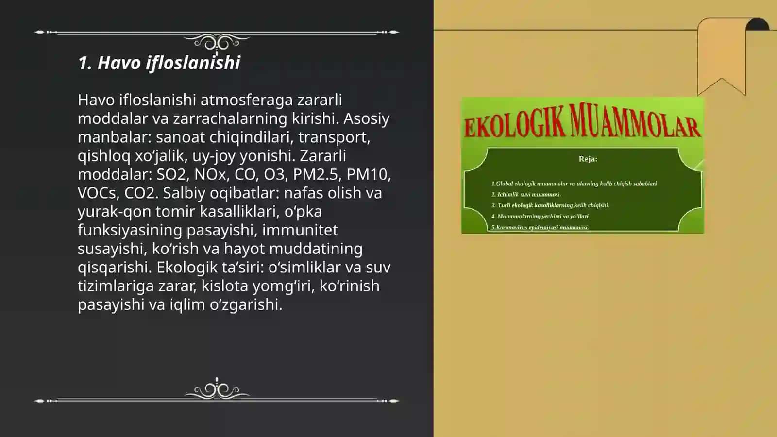 Ekologik muammolar 3