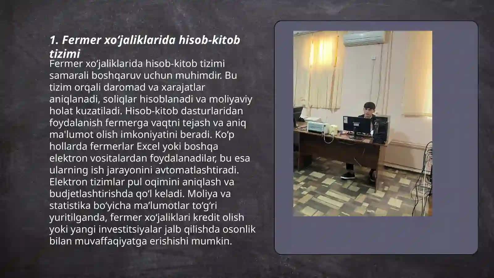 Fermer xo‘jaliklarida hisob-kitob tizimi 3