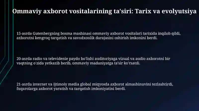 Ommaviy axborot vositalarining ta'siri 3