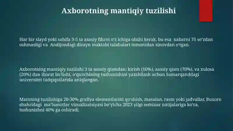 Sahifa/slayd izchilligini taʼminlash 3
