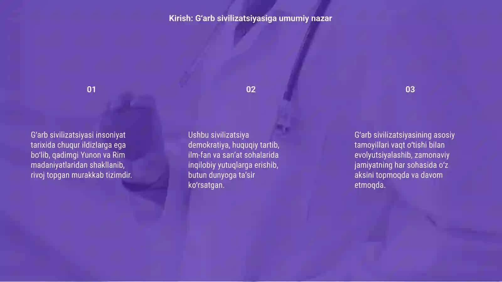 Gʻarb sivilizatsiyalarining vujudga kelishi 3