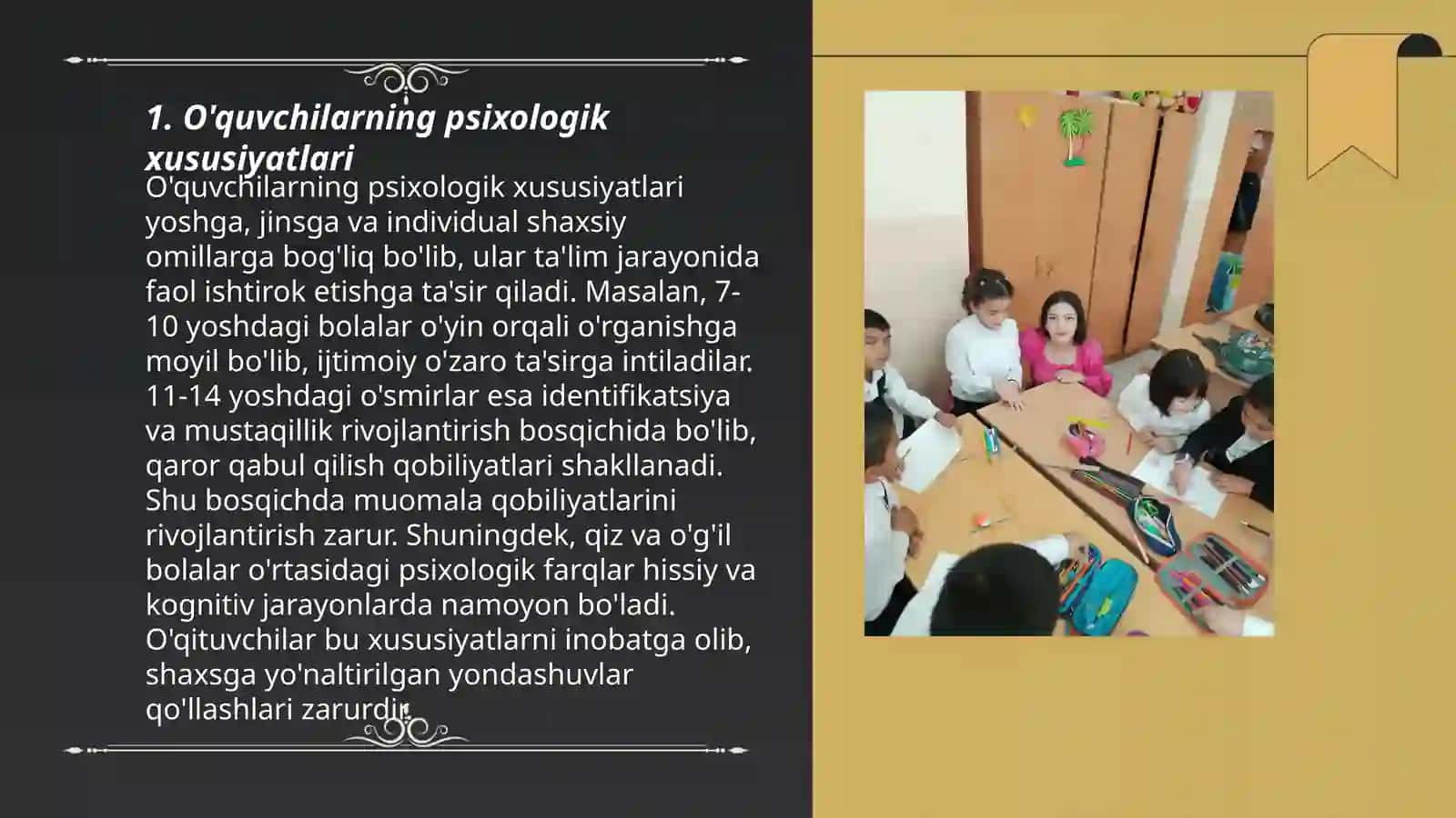 Sinf rahbarining oʻquvchilarni oʻrganish metodikasi 3