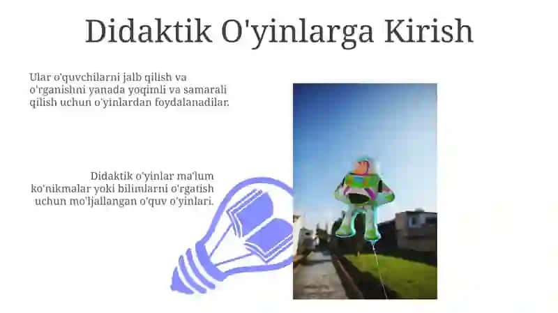 Didaktik O'yinlar 3