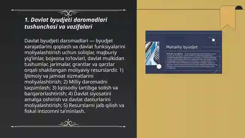 Davlat byudjeti daromadlar tizimi 3