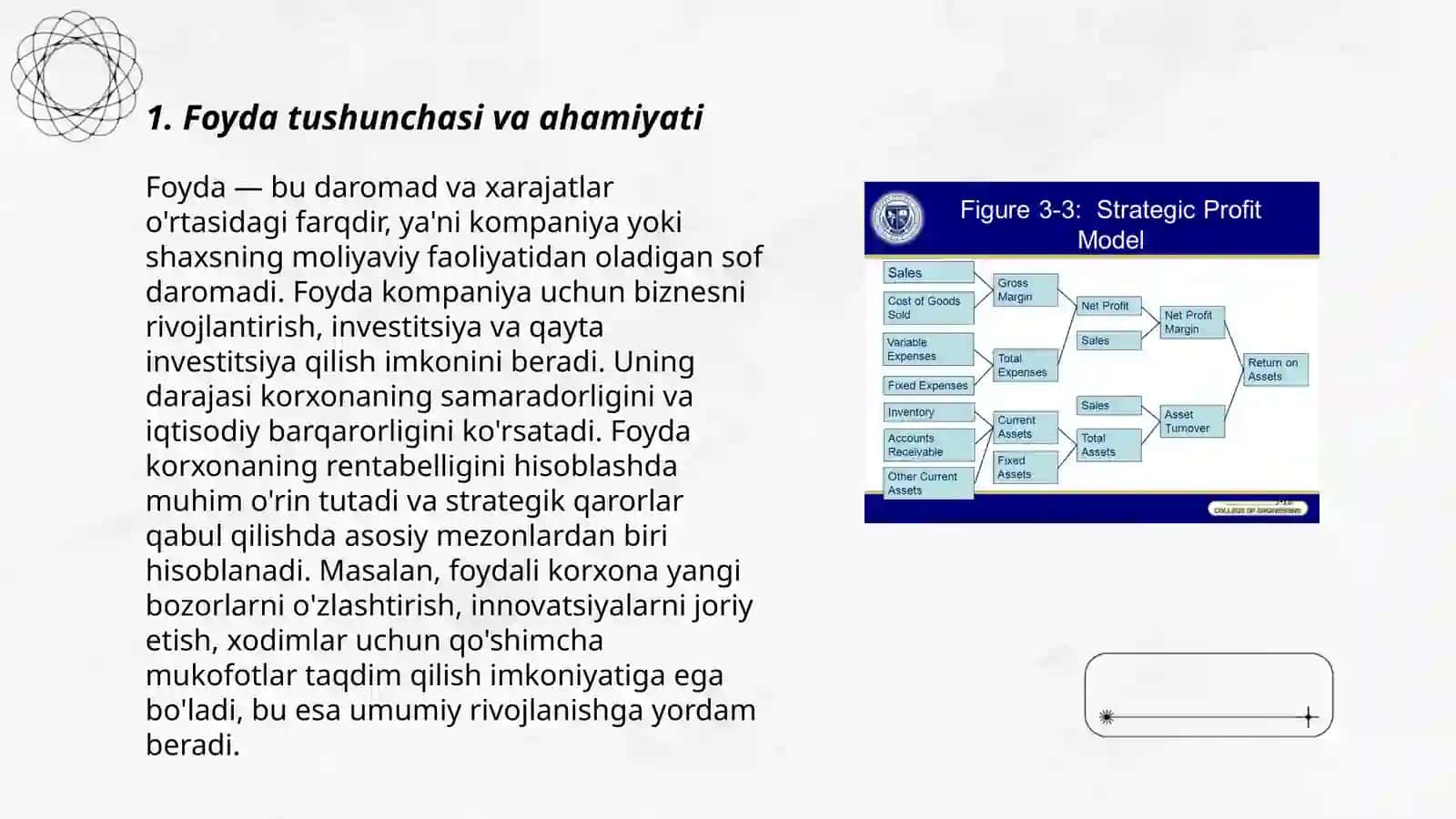 Foyda tushunchasi va ahamiyati 3