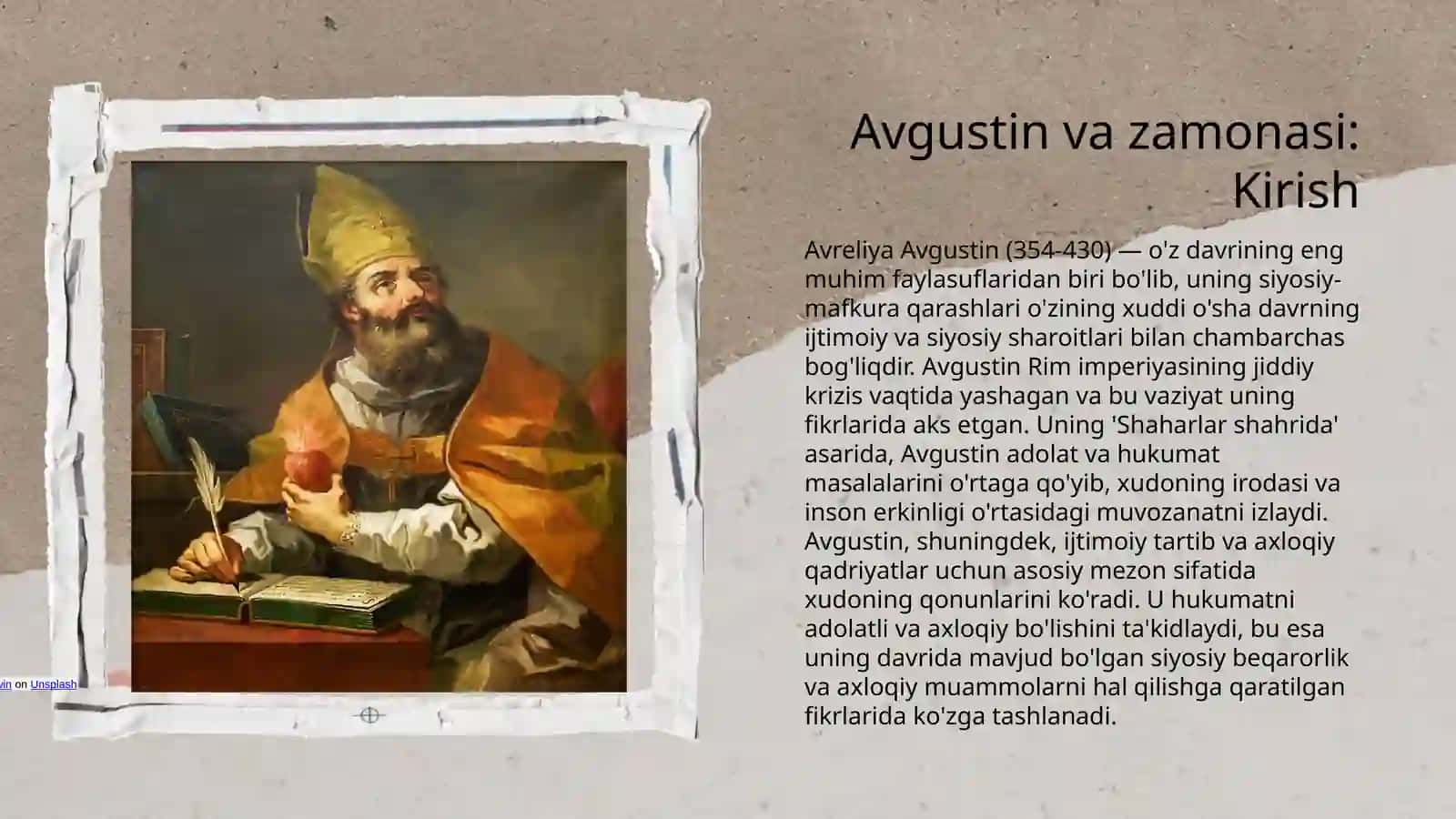 Avreliya Avgustin siyosiy- mafkuraviy qarashlari 3