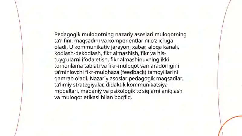 Pedagogik faoliyatda muloqot 3