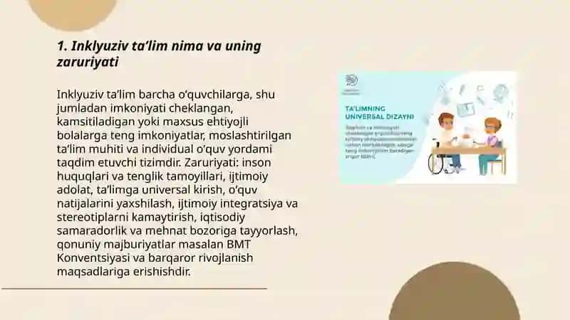 Inklyuziv taʼlimga boʻlgan ehtiyojlar va uning sabablari 3
