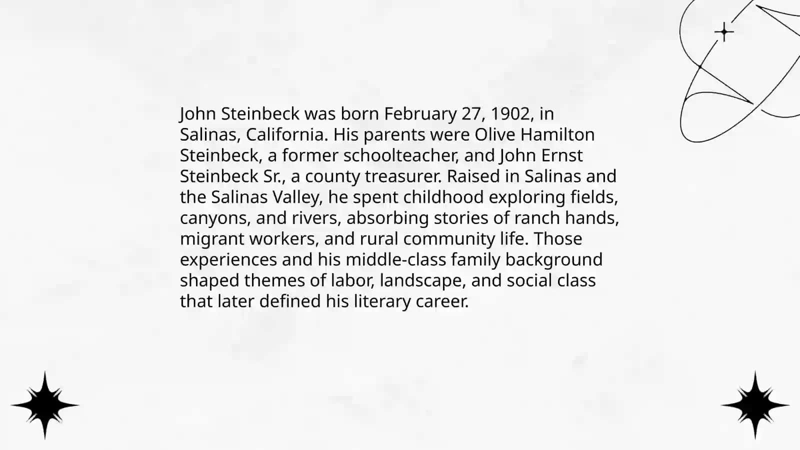 John Steinbeck-biography,literary career 3
