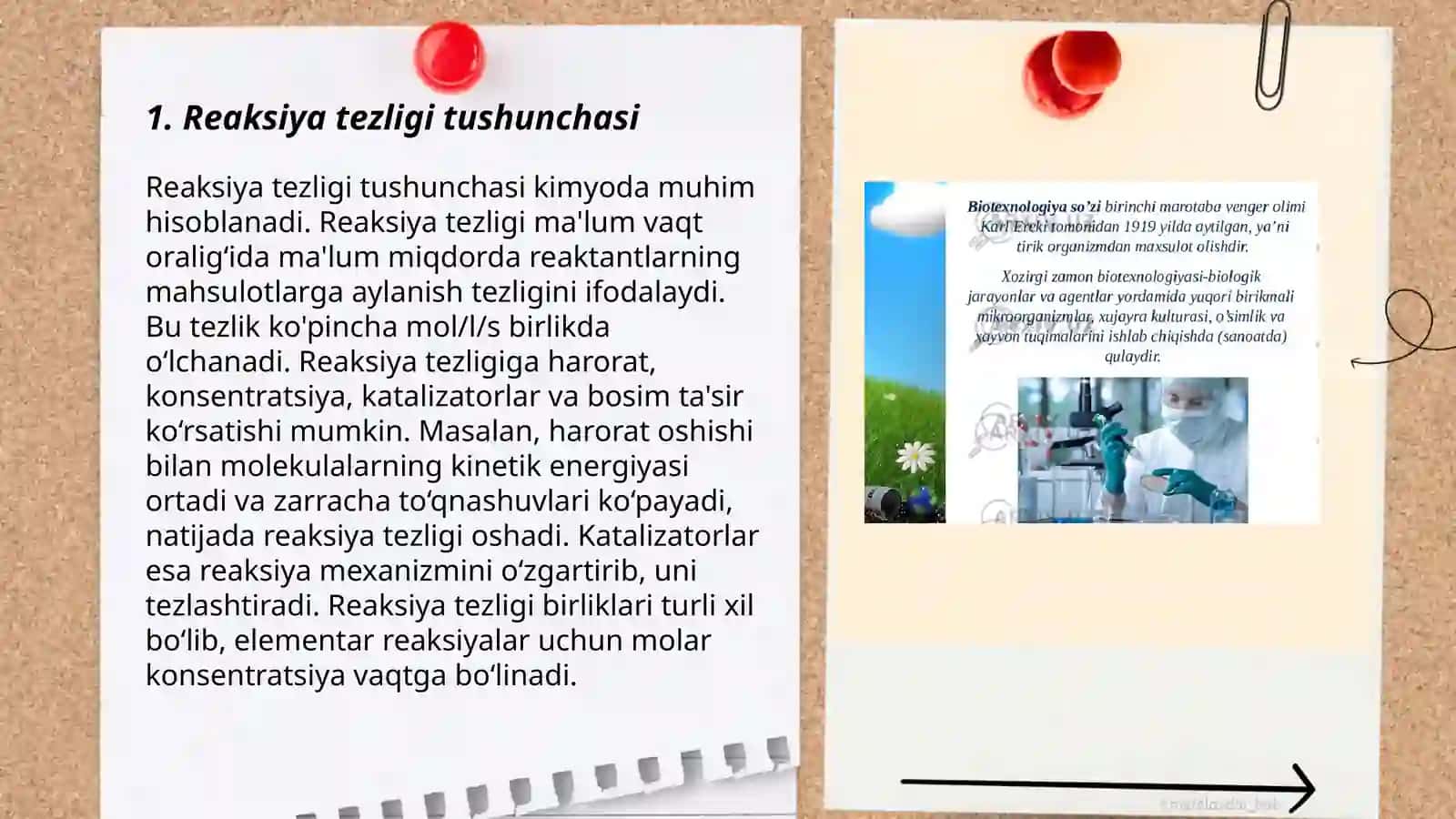 Reaksiya tezligining kimyoviy analizdagi oʻrni 3