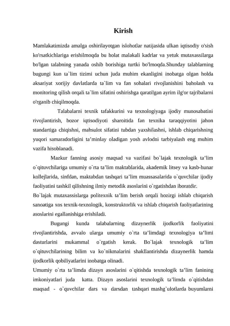 O’quvchilarning texnik ijodkorligini rivojlantirish 3