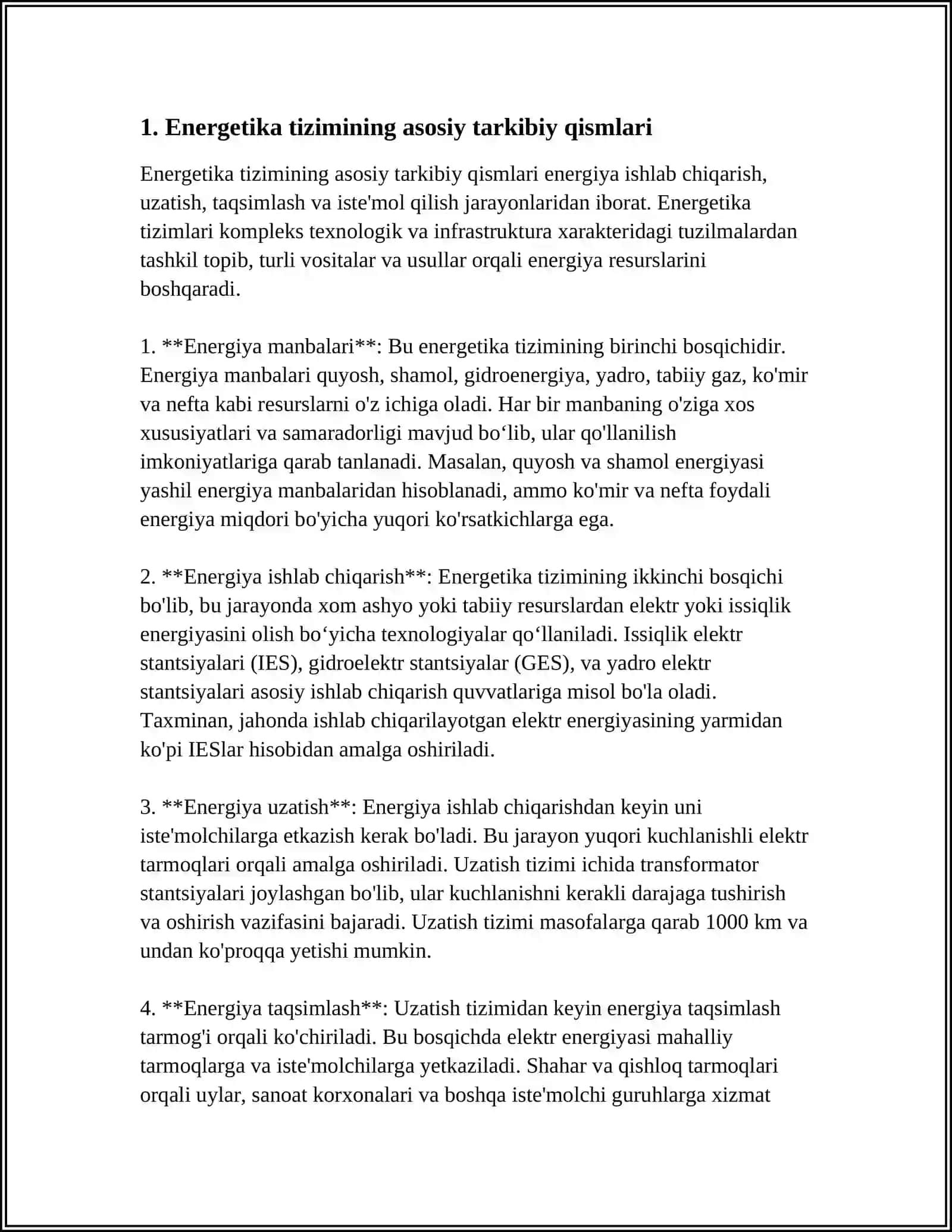 ENERGETIKA TIZIMI VA UNING AFZALLIKLARI 3
