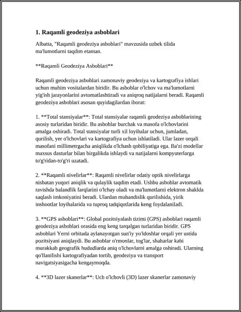 GEOMETRIK NIVELIRLASHNING RAQAMLI TIZIMLARI 3
